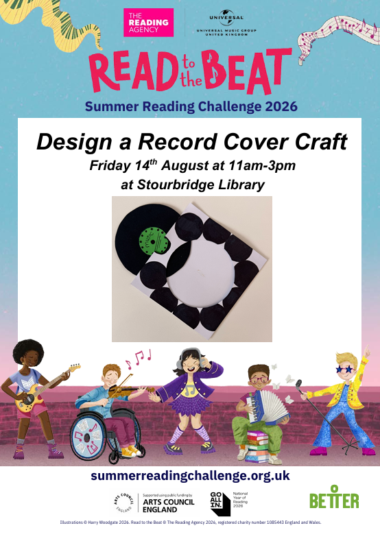 Stourbridge Library - Summer Reading Challenge: Design a Record Cover